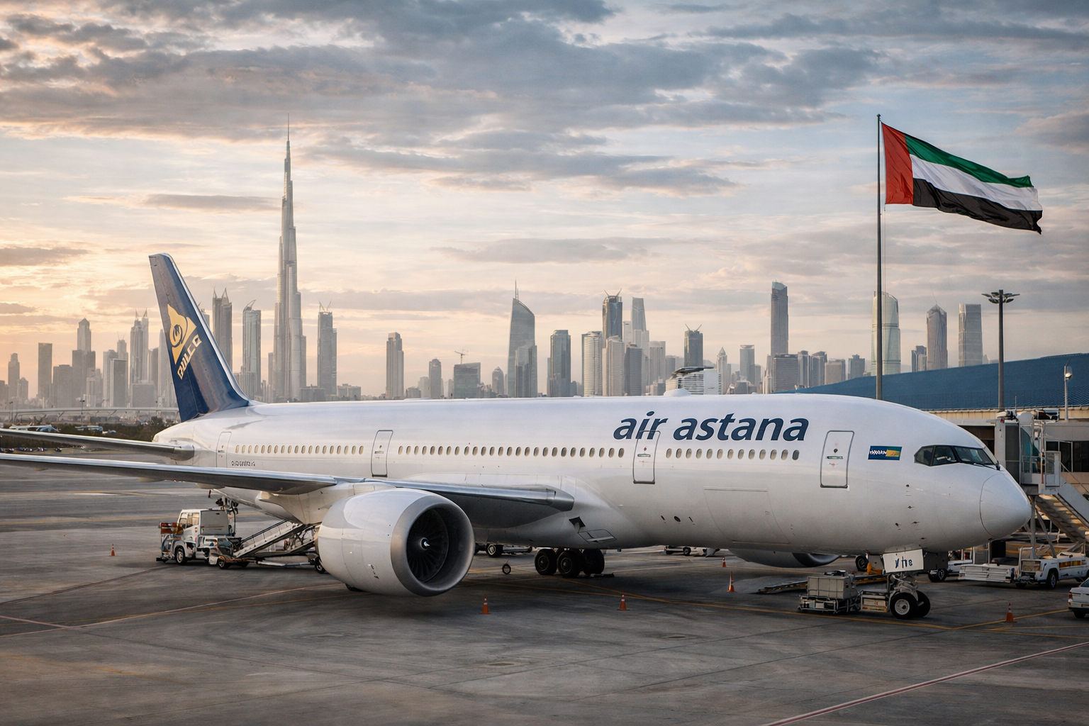 Air Astana вывозит пассажиров из ОАЭ