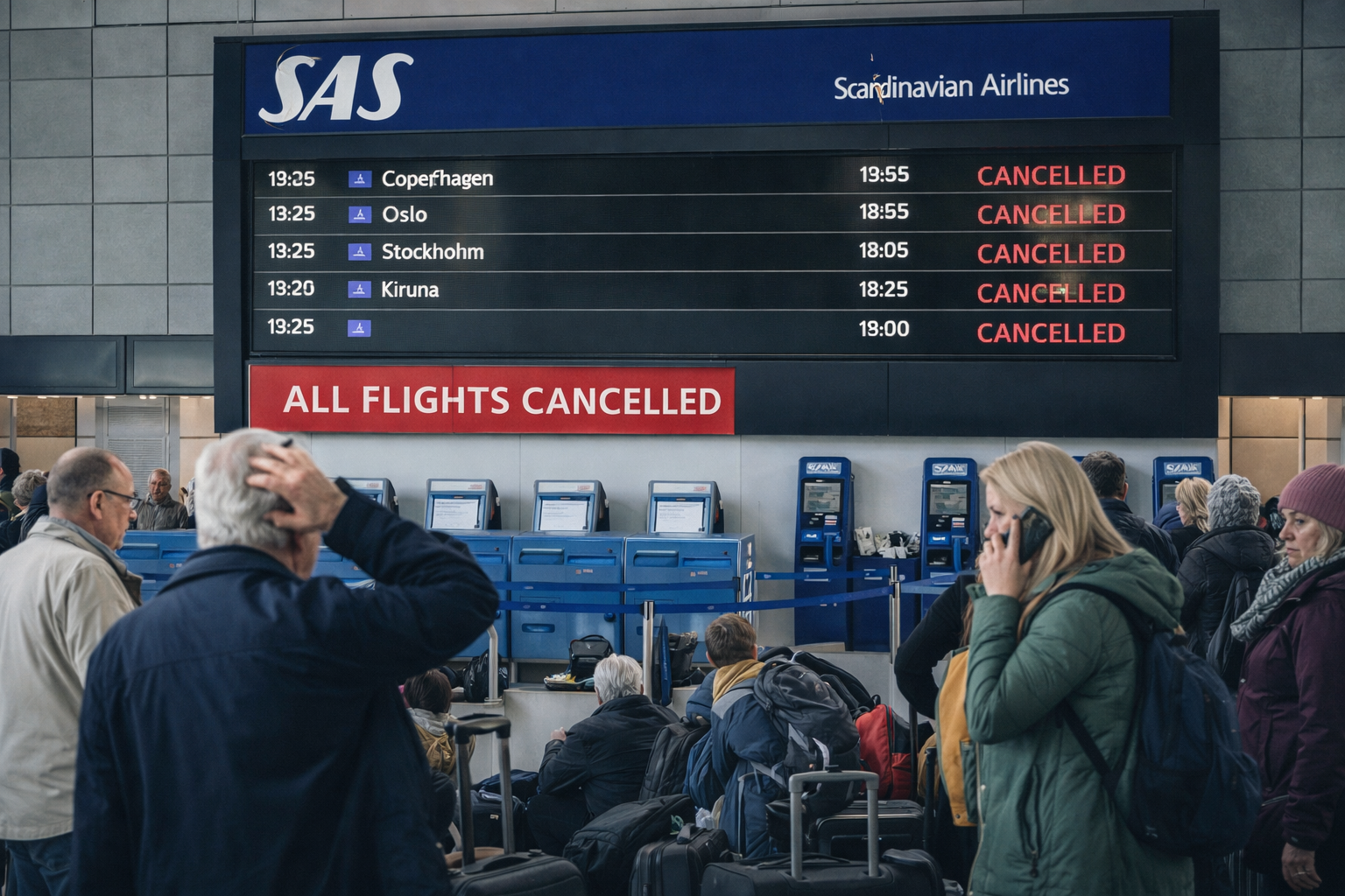 SAS отменила 100