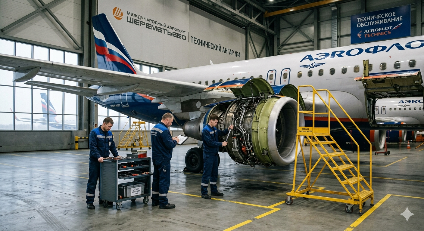 ремонт Boeing и Airbus