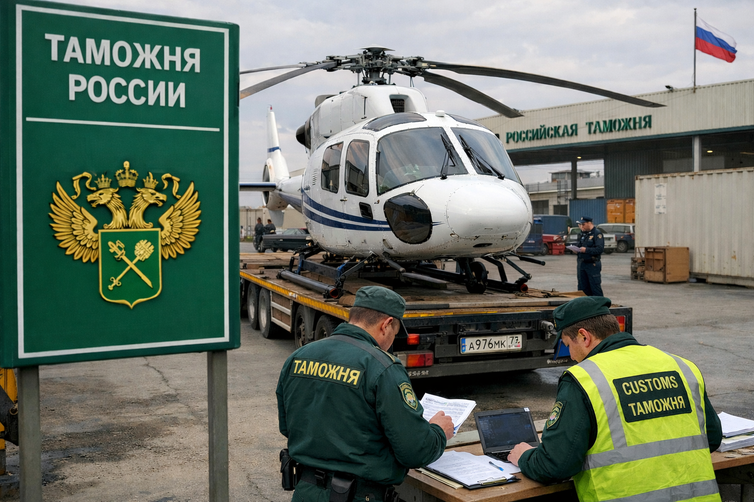 Импорт вертолёта в Россию