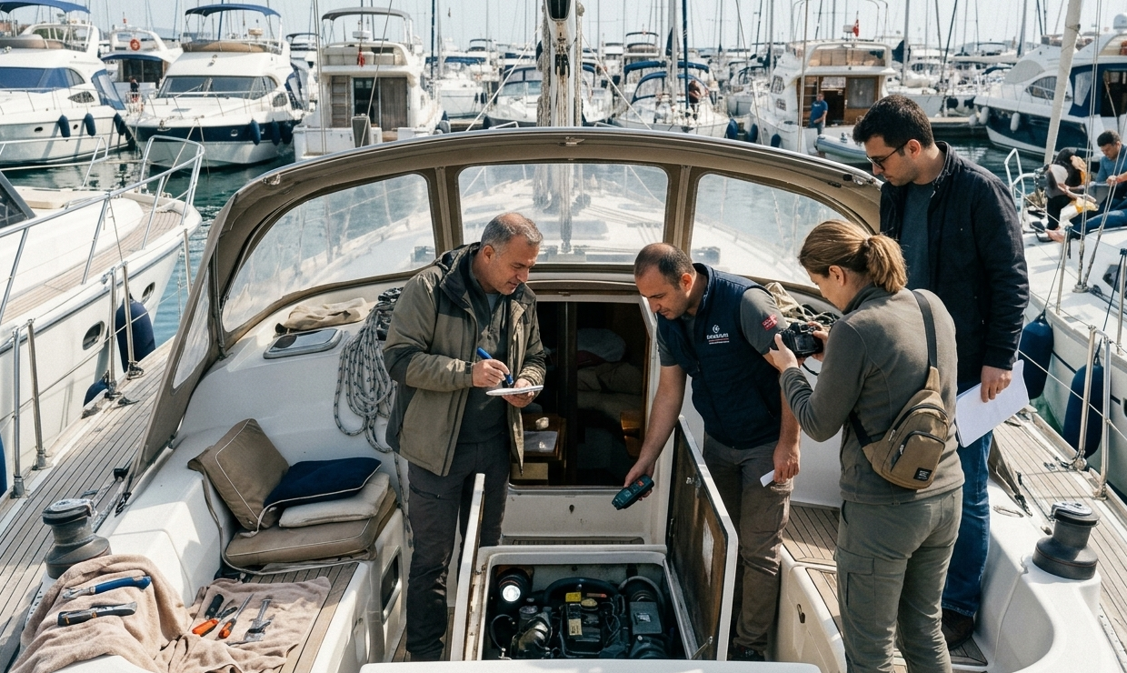 Осмотр б/у яхты перед покупкой